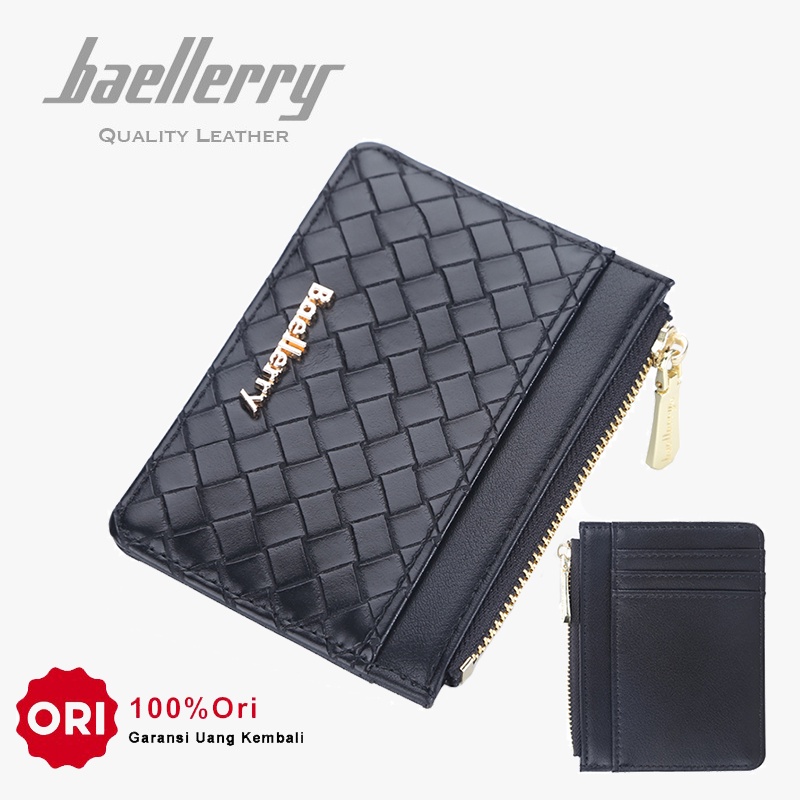 BAELLERRY NR090 Dompet Kartu Wanita Bahan Kulit PU Leather Premium WATCHKITE WKOS