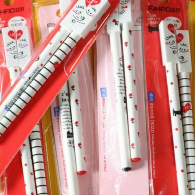 

Pulpen Gel Couple I Love You 0,5mm