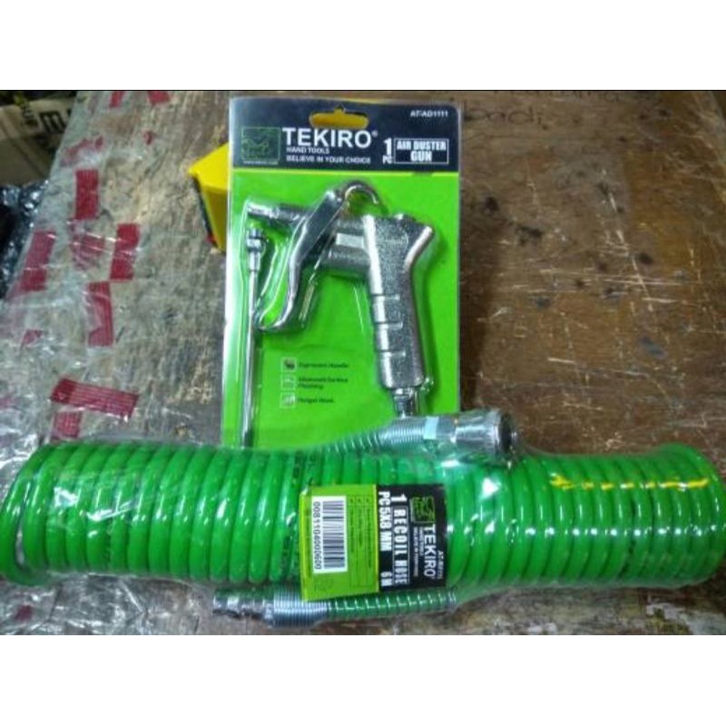 paket selang recoil + air duster tekiro