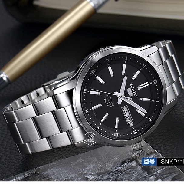 Seiko 5 SNKP11K1 Automatic Black Dial - Jam Tangan Pria SNKP11