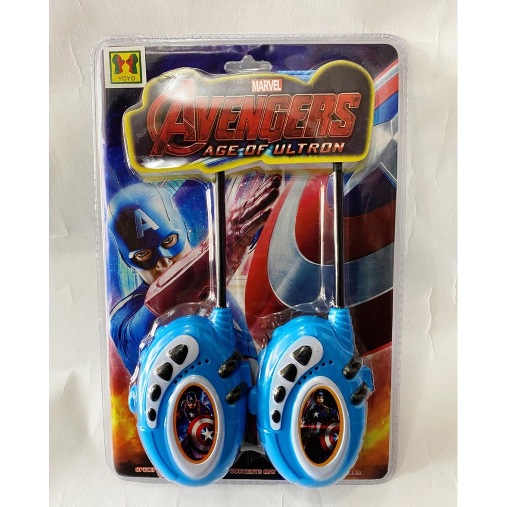Mainan Anak HT Handy Talky Walkie Talkie Avengers 069-6