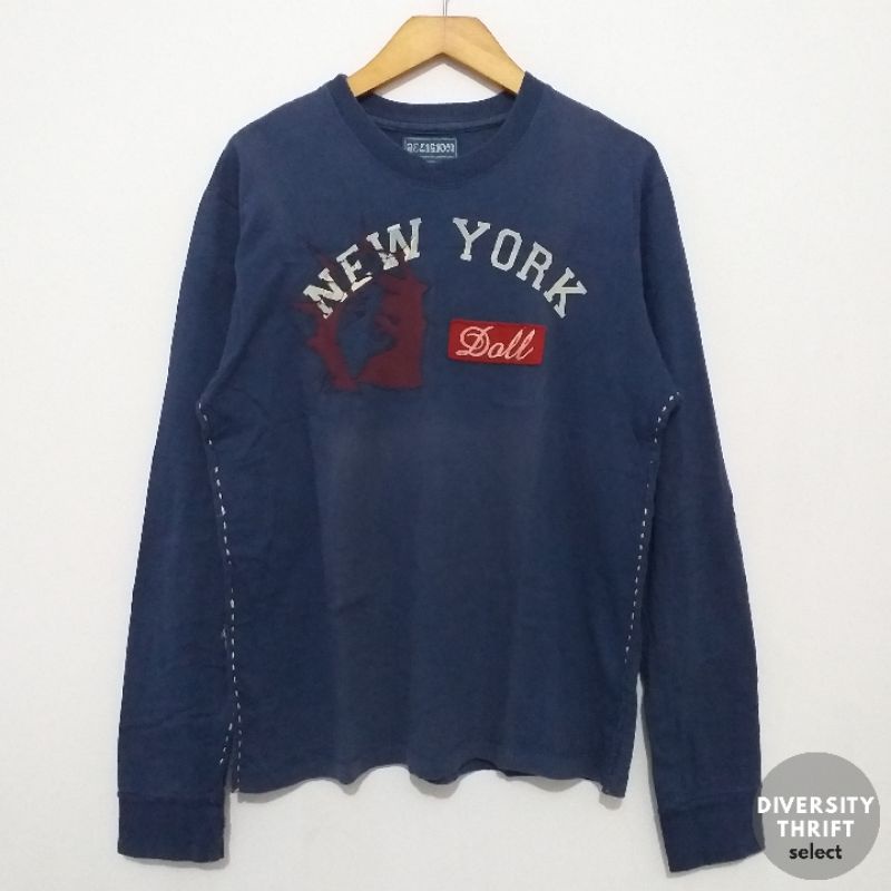RELIGION CLOTHING UK CREWNECK - NEW YORK DOLLS INSPIRED