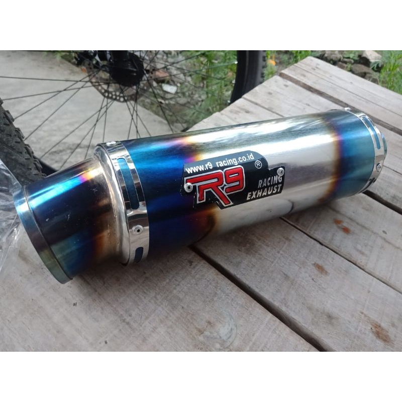 Knalpot R9 Mugelo Satria FU150 Karbu Satria FU150 FI Facelift.