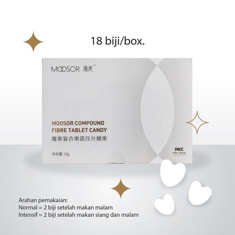 MOOSOR COMPOUND FIBRE SLIMMING TABLET CANDY