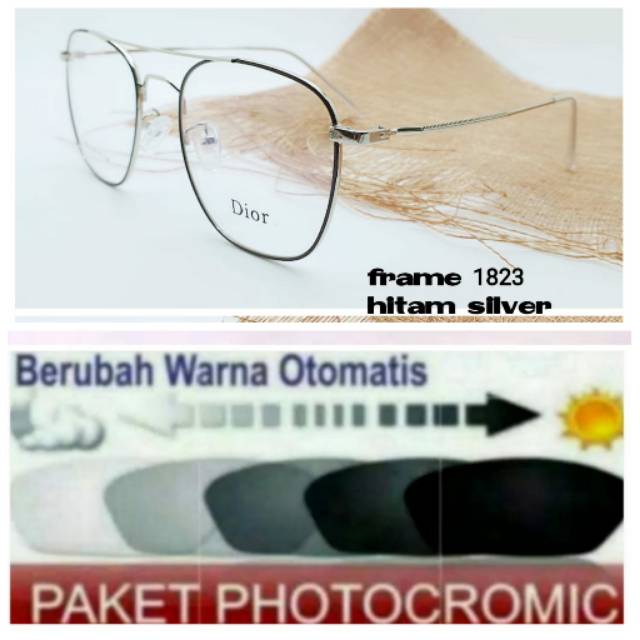 Frame Kacamata Terbaru PHOTOCROMIC, Kaca mata Anti UV, Kacamata Minus, Kaca mata Plus, Kacamata New