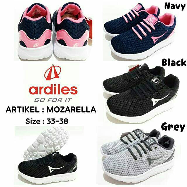 Sepatu Sekolah Woman Ardiles Mozarella Navy Black Dan Grey