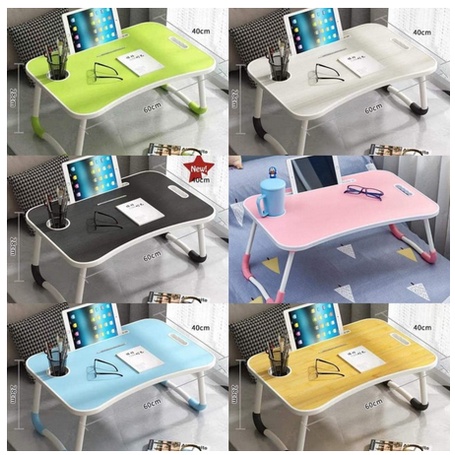 MEJA LAPTOP PORTABLE / DESAIN MODERN / STAND ALUMUNIUM meja serbaguna/meja laptop/meja belajar siap 