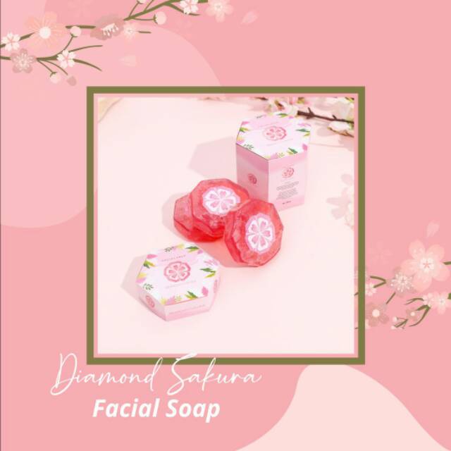 [BISA COD] Face Soap Diamond Sakura || Diamond Sakura || Sabun Muka Diamond Sakura