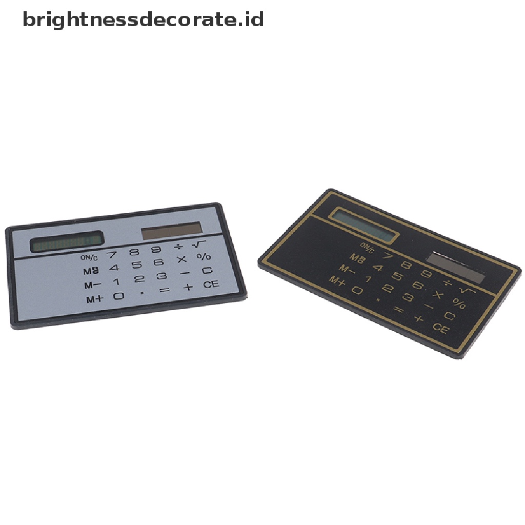 [birth] Mini Calculator Credit Card Size Stealth School Cheating Pocket Size 8 Digit [ID]