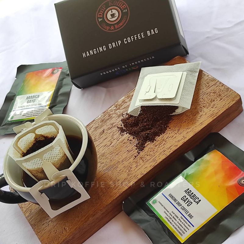 

DRIP COFFEE ARABICA GAYO 1 Kotak isi 5pcs