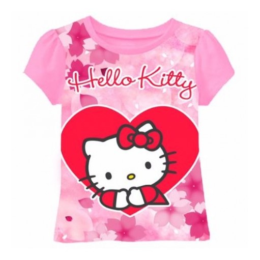 J2 Tee 784 kaos anak hello kitty pink