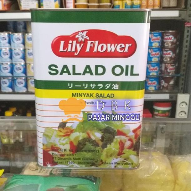 

BISA BAYAR DITEMPAT lily flower salad oil 3lt / minyak salad STOK TERBATAS