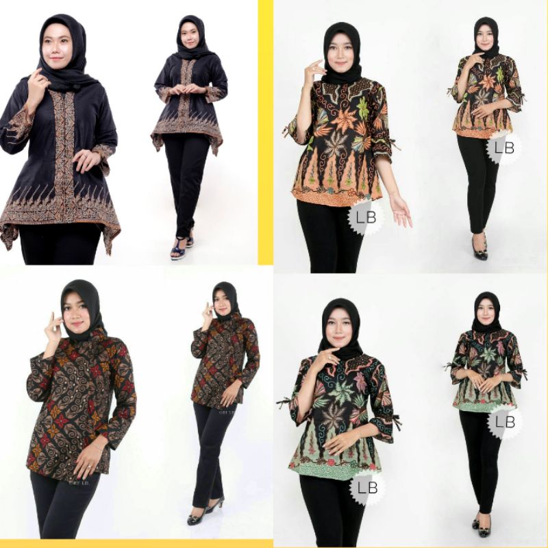 Atasan Batik Wanita PPBTK07 Modern Batik murah Cassual Atasanbatik Wanitabatik