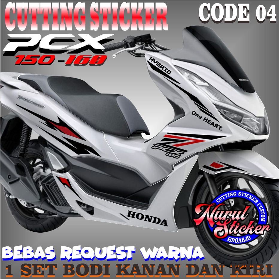 sticker pcx,sticker motor pcx,cutting sticker pcx 160