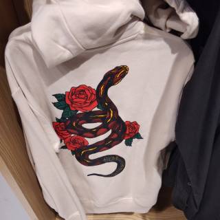 snake hoodie h&m