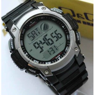 JAM TANGAN PRIA SILVER QQ M119 Q&Q ORIGINAL army look tentara military