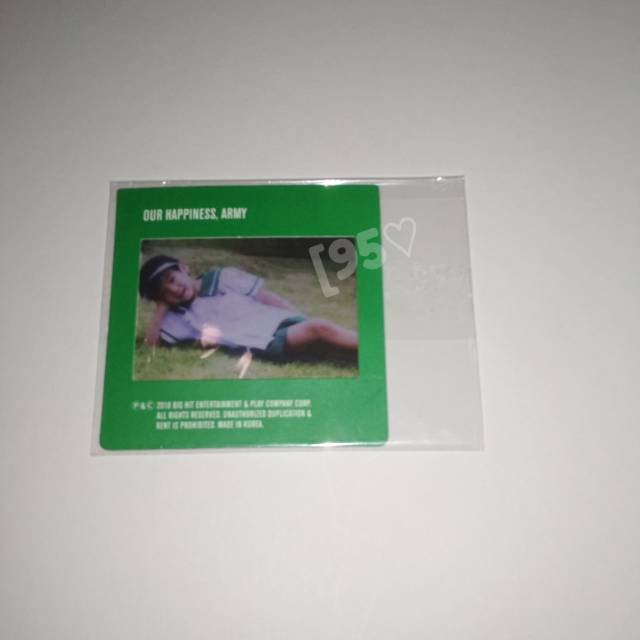 Official baby photo film jeon jungkook jk bts season greetings 2019 seagret sg