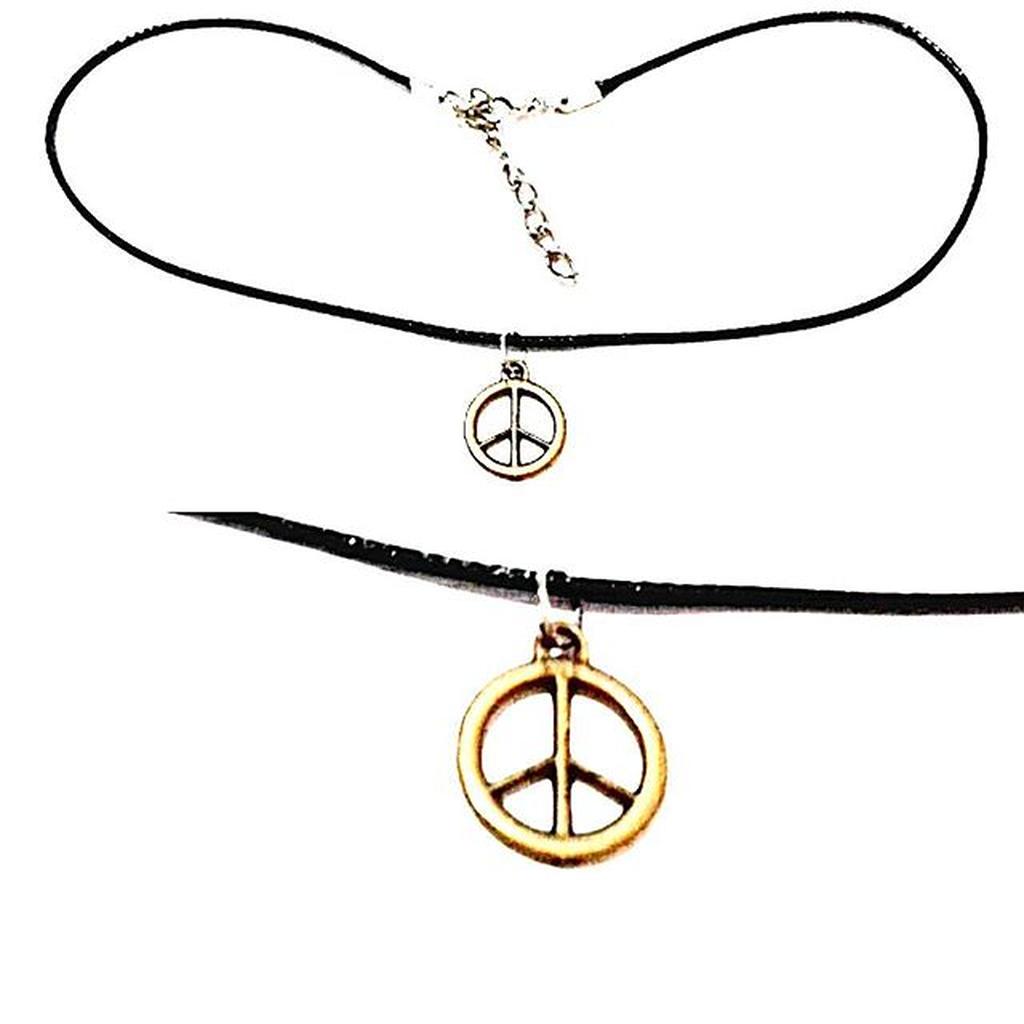 Baby Choker Necklace Bronze Peace | Kalung Handmade