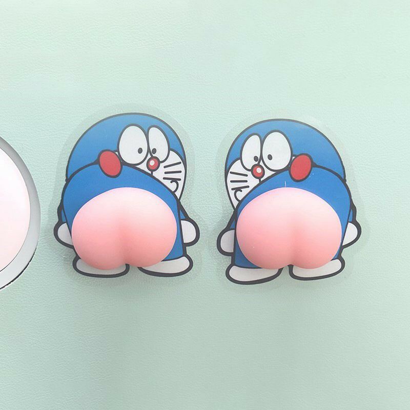 Stiker pelindung bemper mobil | Stiker pantat hp doraemon