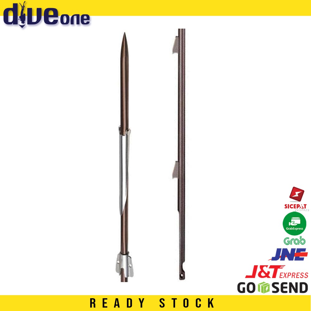 Omer Inox american shaft Speargun for roller 6.75mm 150cm