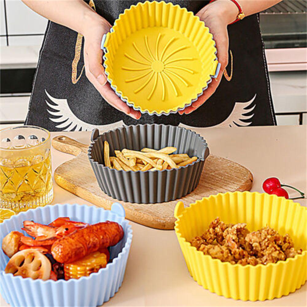 Top Silicone Pot Portable Tray Liners Untuk Air Fryer