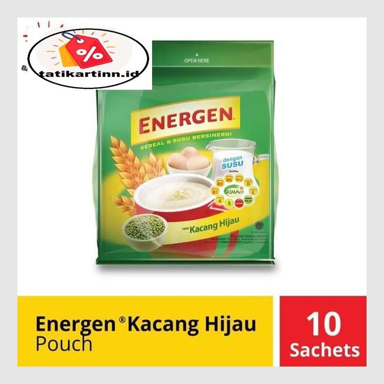 

S50Tat Energen Kacang Hijau Pouch 10 Sachet @31 Gr Atr05Ytt