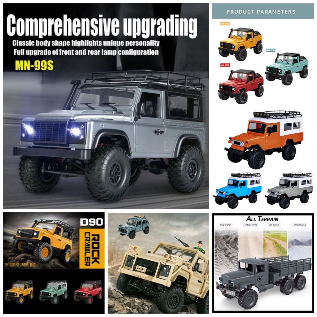 Promo RC Car Adventure MN99S MN40 MN77 MN D90 Mn D91 MN96 MN-99S MN 99S 4WD Offroad Land Rover