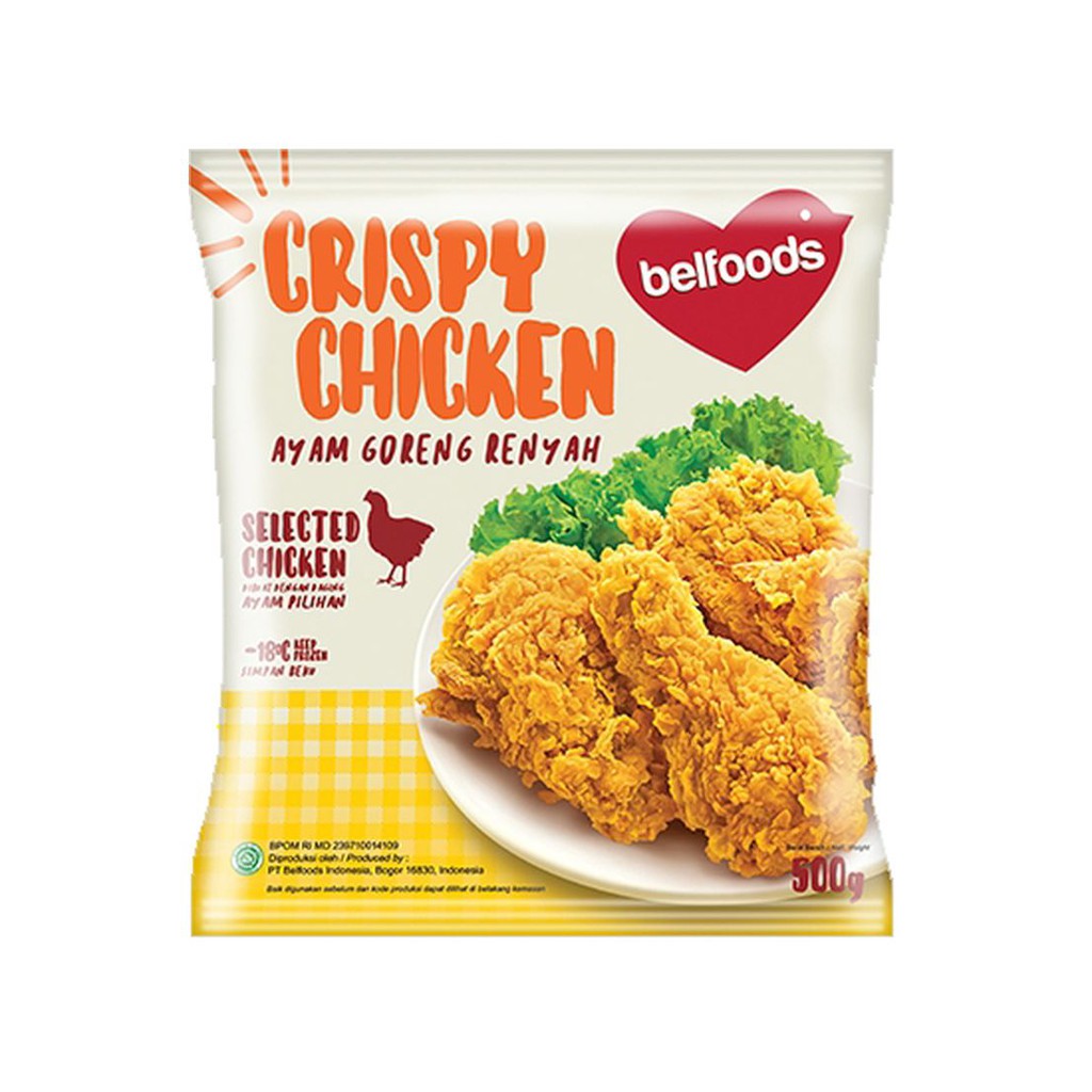 Crispy Chicken / Ayam Goreng Renyah Belfoods 500 Gram