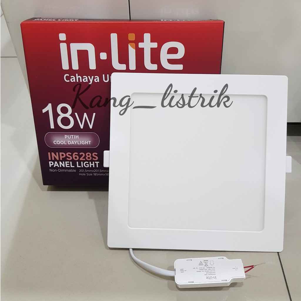 Downlight Panel Inlite 18Watt IB KOTAK INPS628S