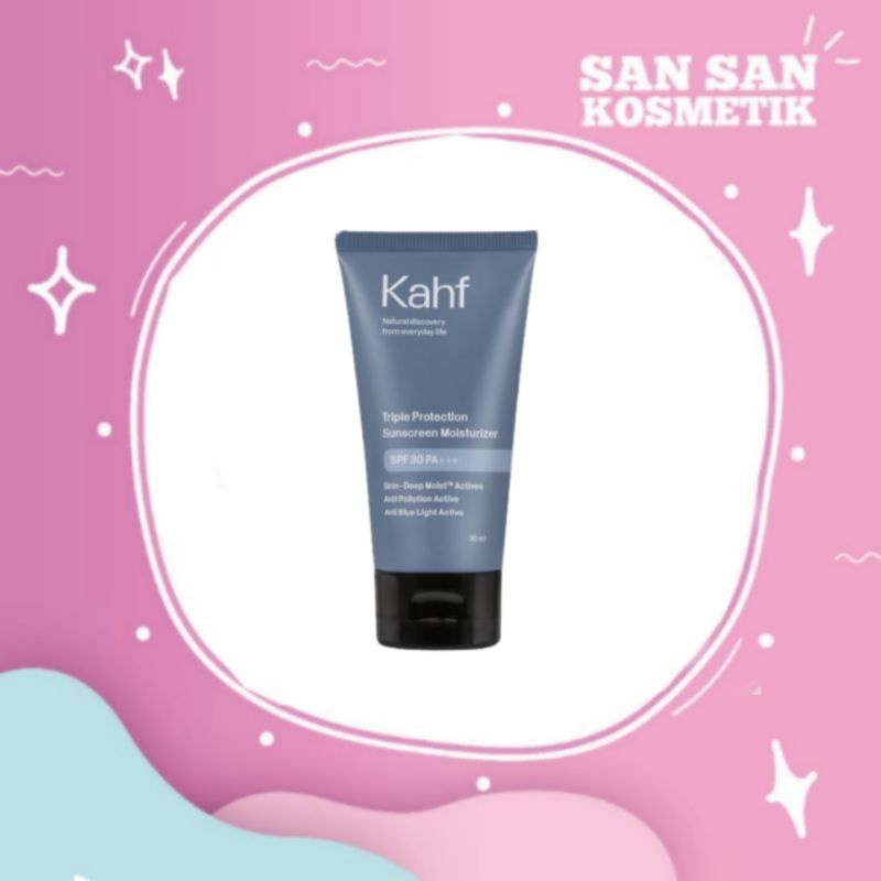 KAHF sunscreen moisturizer