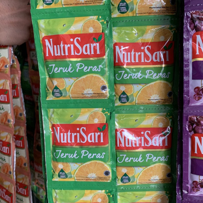 

201nhgg Nutrisari Jeruk Peras 1 Renceng Isi 10 Sachet Ds201Fs