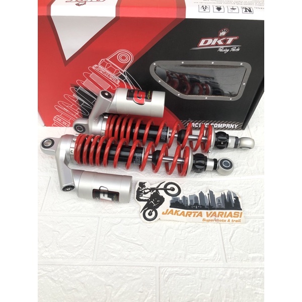 Shock Shockbreaker DKT GP Series Tabung Click Rybon 280mm 320mm 340mm Jupiter Z Z1 Vega ZR R  Force1 F1ZR FIZR Rx king supra blade revo tigel gl pro dll-merah