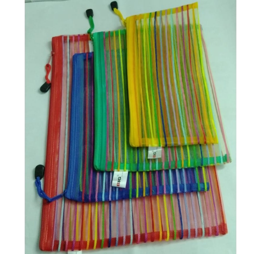 POCKET FILE / MAP ZIPPER BAG MERK BIG 9002 A5