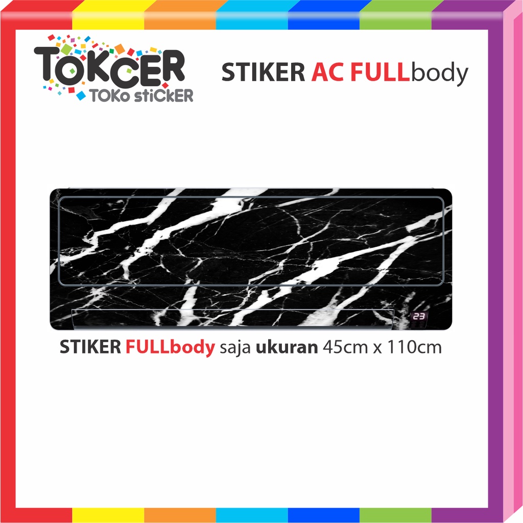 Stiker Kulkas/stiker Kompor/stiker Magicom/stiker AC Motif MARMER HITAM