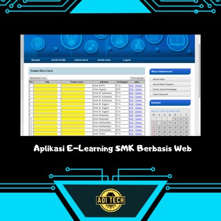 Aplikasi E Learning Berbasis Codeigniter 3 0 Full Source Code Shopee Indonesia