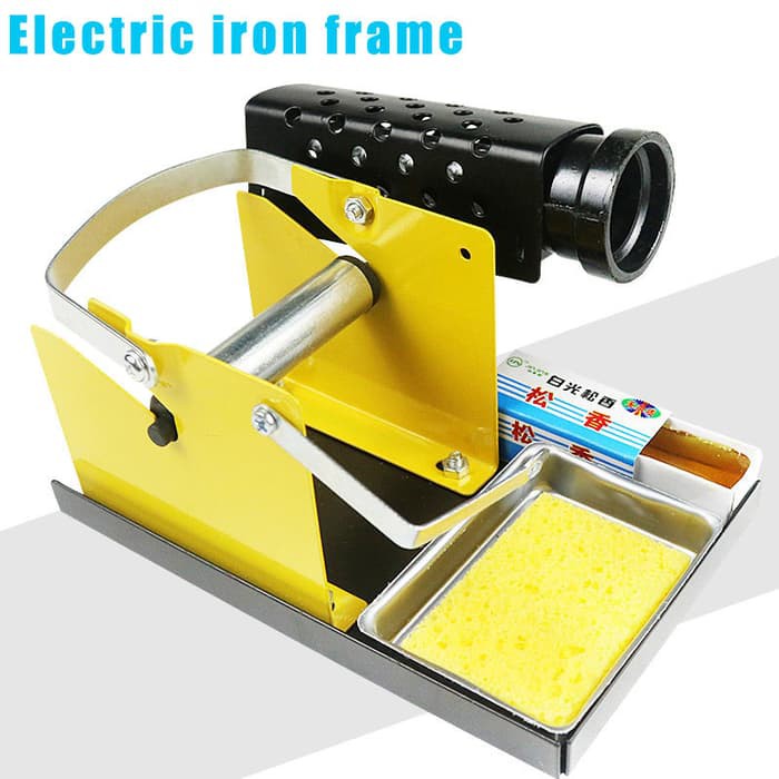 Logam Kawat Solder Pengelasan Stasiun Solder Besi Berdiri Spons