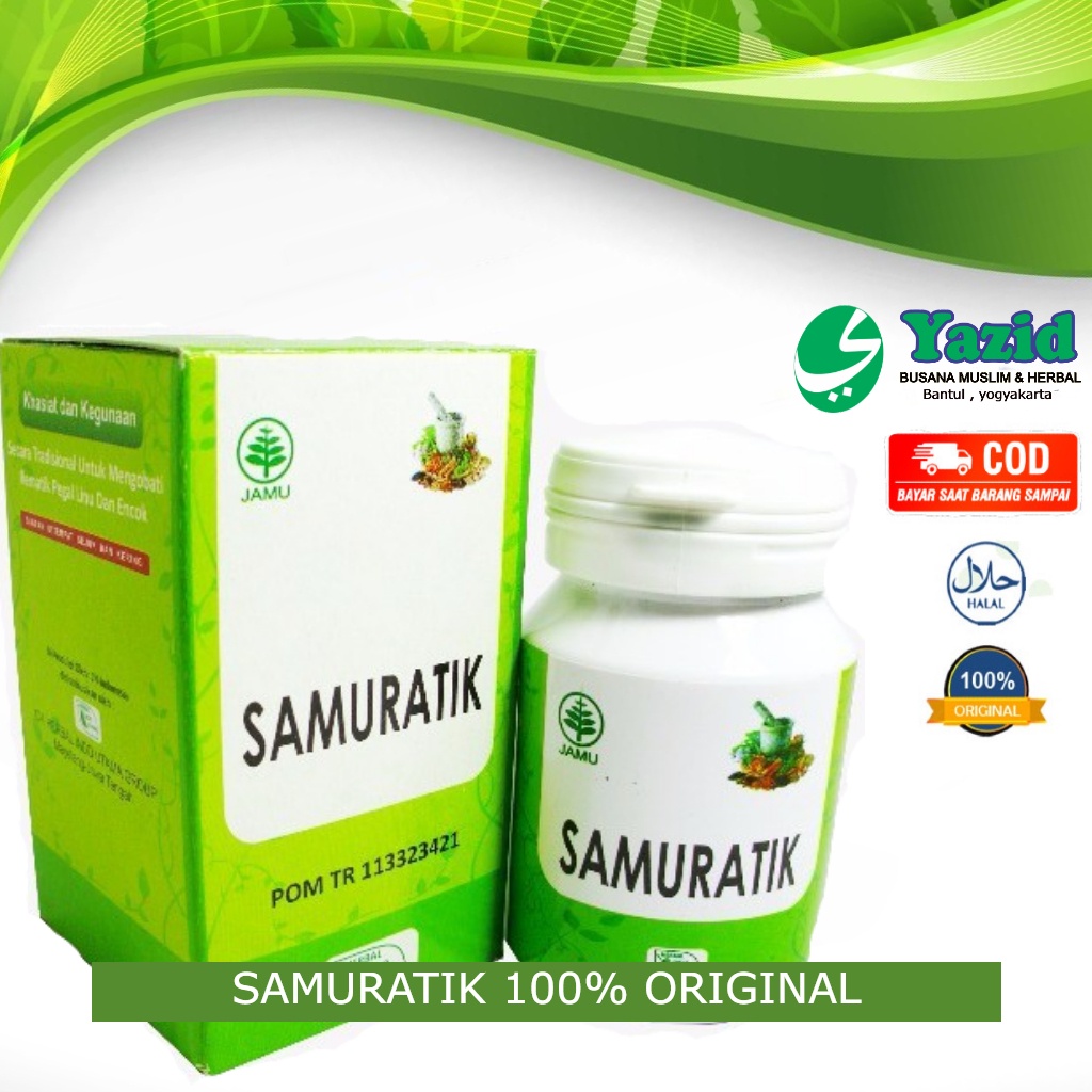 

KAPSUL HIU SAMURATIK HERBAL ASAM URAT HERBAL INDO UTAMA ISI 60 KAPSUL