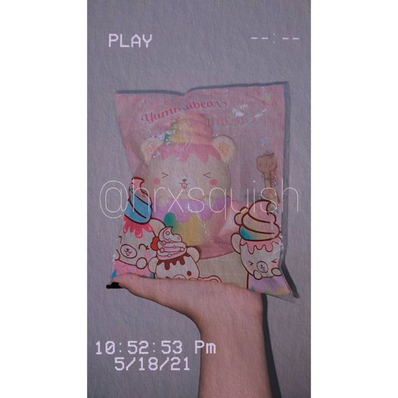 Squishy Yummibear Coffecup Preloved