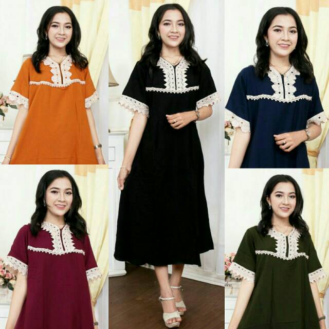 DASTER ARAB ZAHIRA MIDI | RESLETING DEPAN | RENDA MILO ORI | RAYON SUPER GRADE A