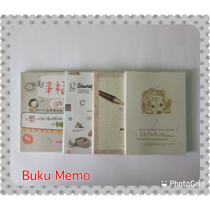 

Buku memo karakter lucu 80 lembar