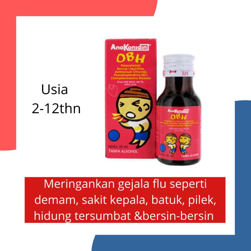 ANAKONIDIN OBH 30ml SIRUP OBAT BATUK PLIEK