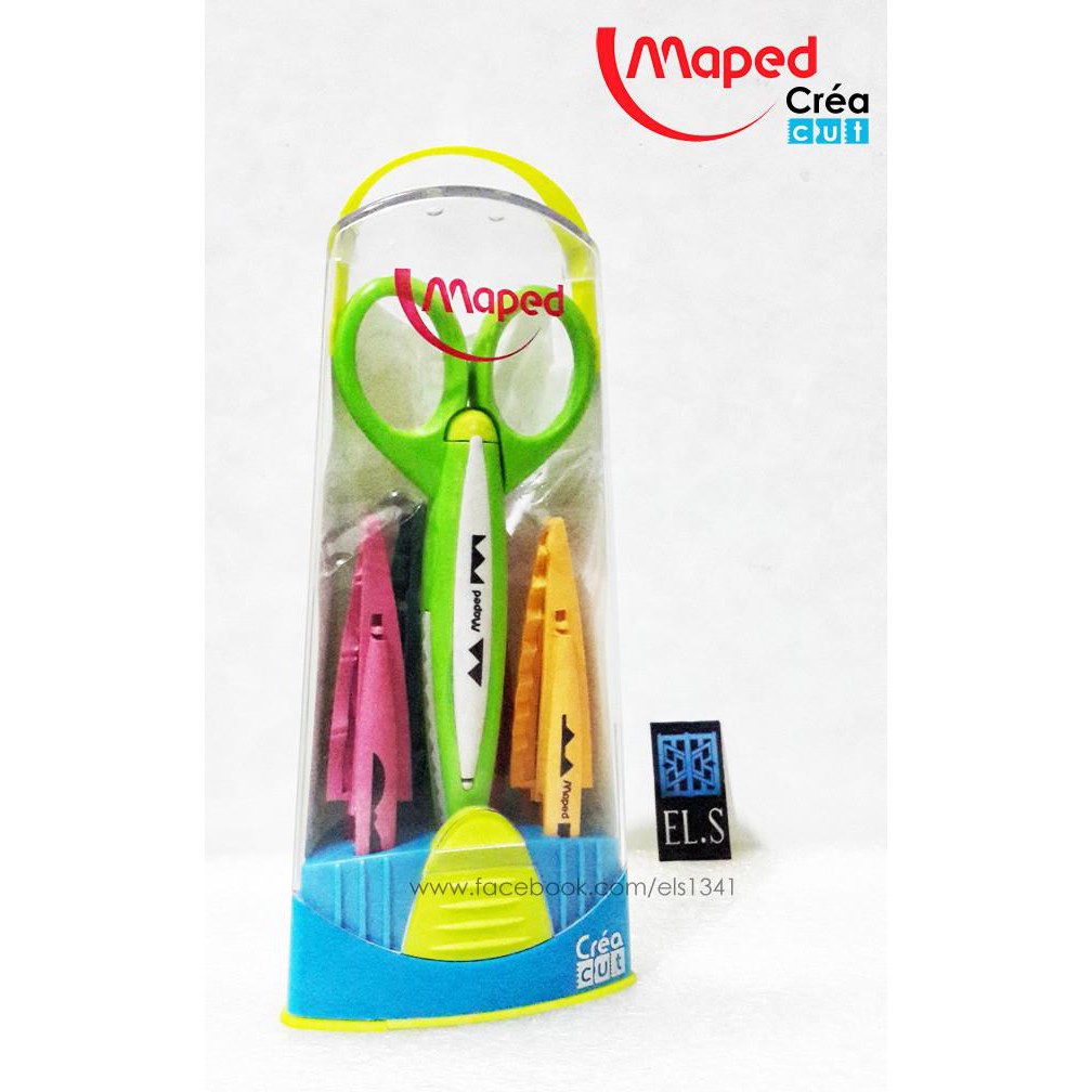 

[[BISA COD]] MAPED Crea Cut 5 Blades Set Creative Scissors