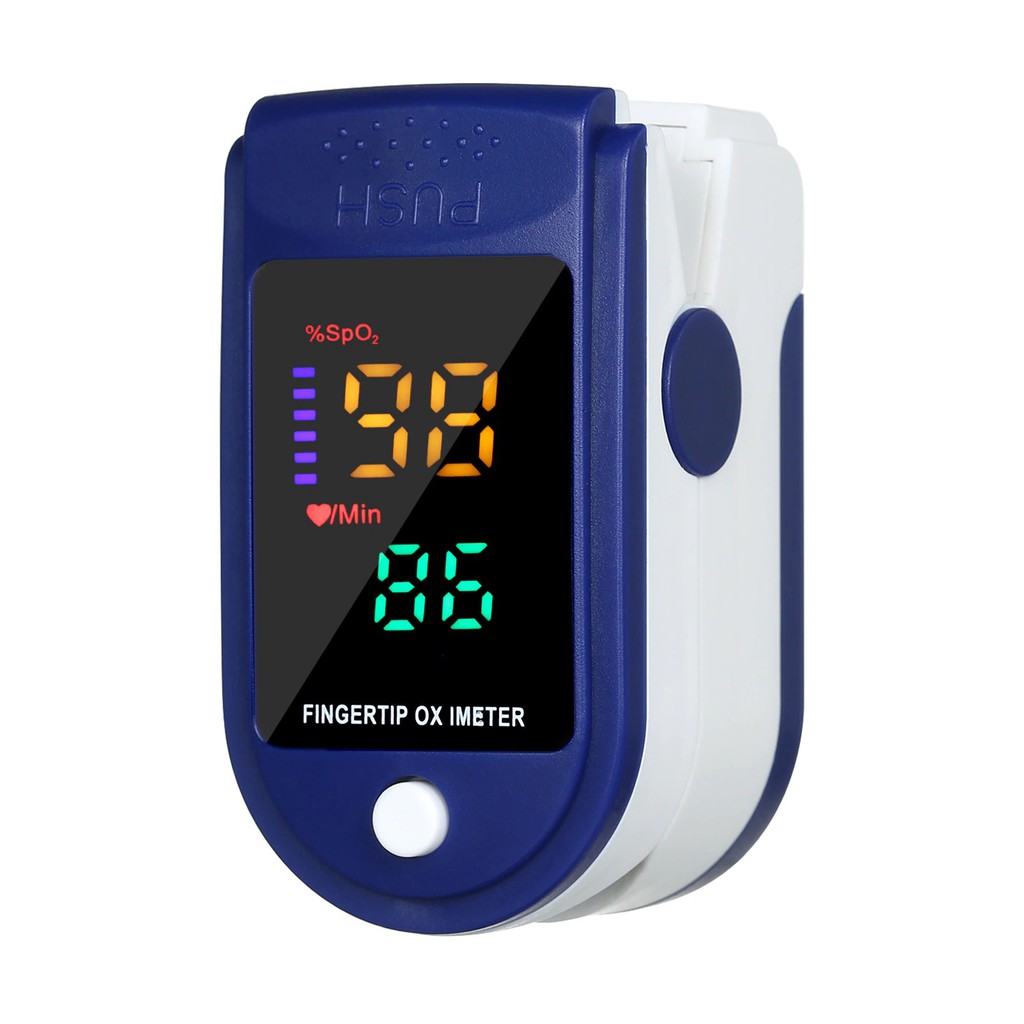 Oksimeter Finger Pulse Oximeter Oxymeter Digital Pengukur Oksigen Darah dan Detak Jantung