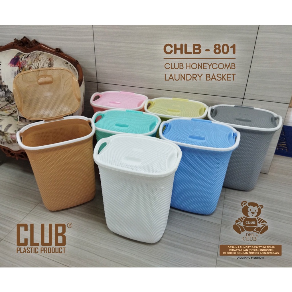 Laundry Basket Jumbo! Rak Keranjang Baju Kotor CLUB CHLB-801 Keranjang Baju Laundry Bag Original