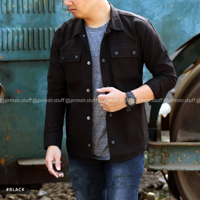 jaket trucker canvas