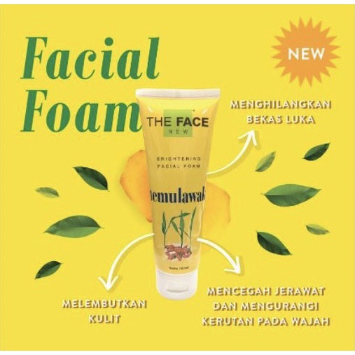 THE FACE Temulawak Brightening Facial Foam/Sabun Wajah 100 ml