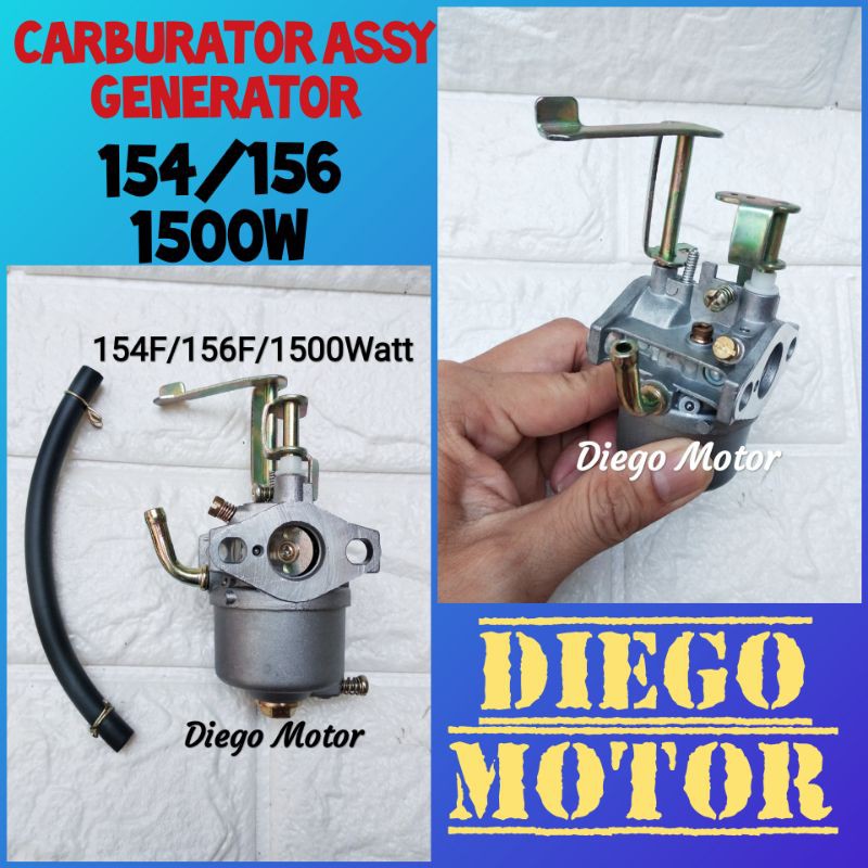 1500Watt ET2200 Karburator Carburator Mesin Genset 4tak Minyak Murni 154 156 TG2800