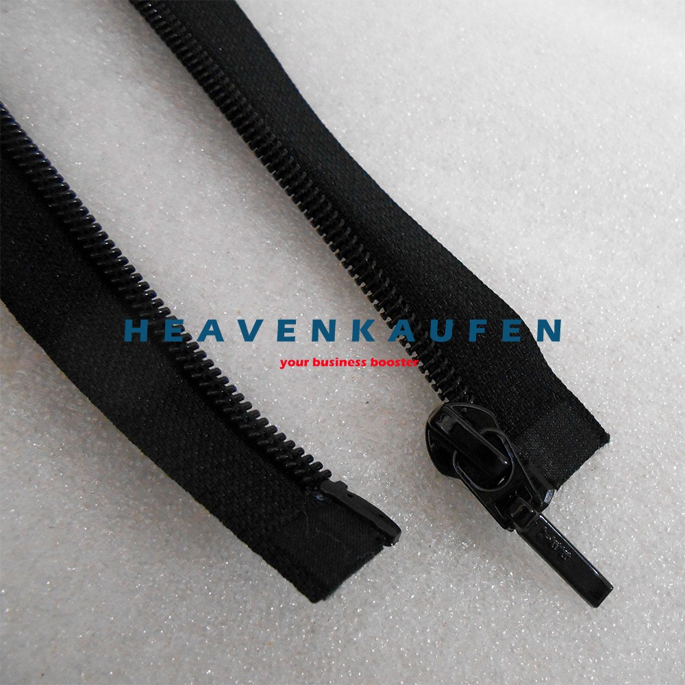 Resleting Zipper Jaket YEE 75 cm / 30 inch Hitam Coil Murah