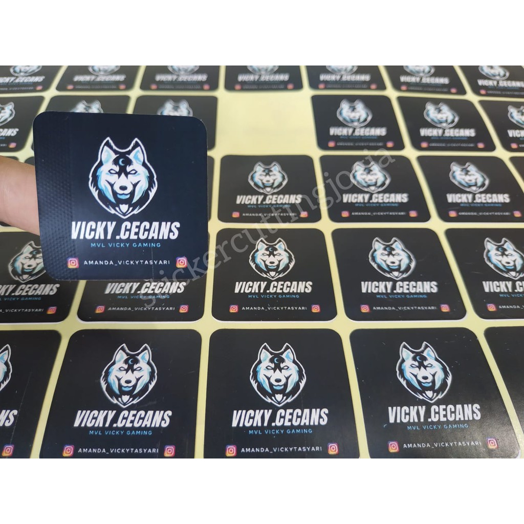 

500 pcs Cetak Sticker Label Kue stiker Kemasan