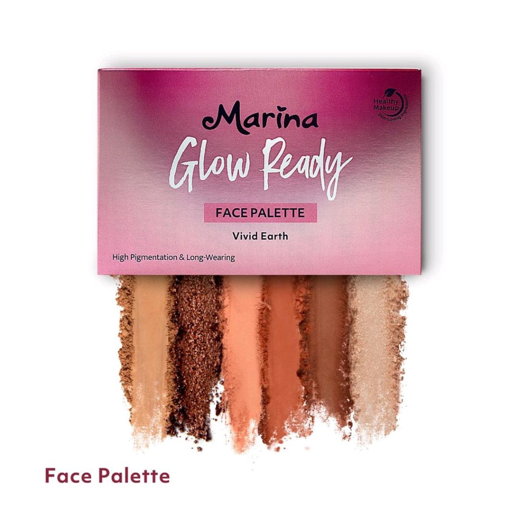 Marina Glow Ready Face Palette Vivid Earth